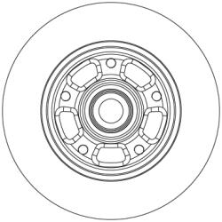 TRW Disc Frana Df6549Bs Renault Megane Iv