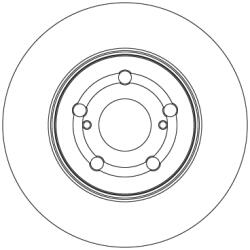TRW Disc Frana Df4630 Toyota Yaris (DF4630)