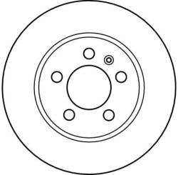 TRW Disc Frana Df4065 Audi A3/Tt Seat Leon/Toledo Ii Skoda Octavia I Vw Bora/Bora I (DF4065)