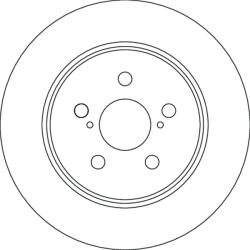 TRW Disc Frana Df6828 Toyota Yaris