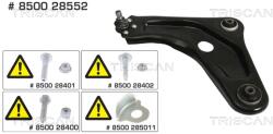 TRISCAN Brat, Suspensie Roata 850028552 Citroën C3 Iii/C3 Picasso/C4 Cactus Ds Ds 3