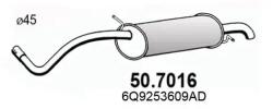 ASSO Toba Esapament Finala 50.7016 Seat Cordoba Skoda Fabia I/Fabia I Praktik
