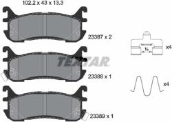 TEXTAR Set Placute Frana, Frana Disc 2338704 Eunos Roadster I/Roadster Ii Mazda 323 C V