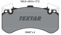 TEXTAR Set Placute Frana, Frana Disc 2484701 Audi A6 C7/A7/A8 D4 Bentley Mulsanne (2484701)