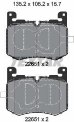 TEXTAR Set Placute Frana, Frana Disc 2265101 Jaguar F-Pace Land Rover Range Rover Velar (2265101)