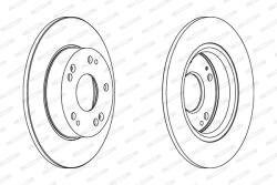 FERODO Disc Frana Ddf1558C Honda Civic Ix/Civic Viii