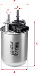 SOFIMA Filtru Combustibil S1104Nr Nissan Juke (S1104NR)