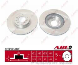 ABE Disc Frana Punte Fata C33083Abe Ford Usa Edge Lincoln Mkx Mazda Cx-7/Cx-9