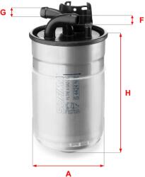 SOFIMA Filtru Combustibil S4424Nr Audi A4 B5/A4 B6/A4 B7/A6 C5/A8 D2/Allroad C5 (S4424NR)