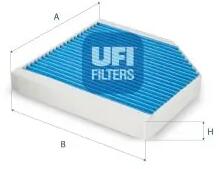 UFI Filtru, Aer Habitaclu 34.222. 00 Audi A6 C7/A7/A8 D4 Bentley Mulsanne (34.222.00)