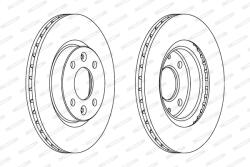 FERODO Disc Frana Ddf1096 Dacia 1410/Logan/Logan Ii/Sandero Daihatsu Applause Ii