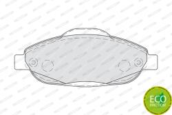 FERODO Set Placute Frana, Frana Disc Fdb4003 Peugeot 3008/3008 I/308/308 I/308 Sw I/408