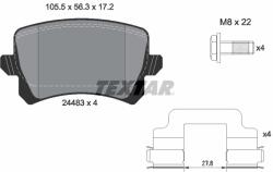 TEXTAR Set Placute Frana, Frana Disc 2448302 Vw Cc B7/Passat B6/Passat B7/Passat B8