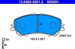 ATE Set Placute Frana, Frana Disc 13.0460-5691.2 Nissan Qashqai Ii/X-Trail (13.0460-5691.2)
