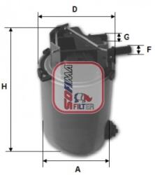 SOFIMA Filtru Combustibil S1061Nr Nissan Qashqai I (S1061NR)