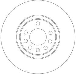 TRW Disc Frana Df4246 Opel Adam/Astra G/Astra H/Astra H Classic/Astra H Gtc/Corsa D (DF4246)