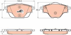 TRW Set Placute Frana, Frana Disc Gdb2034 Citroën C4 Picasso Ii/C4 Spacetourer/C5 X (GDB2034)