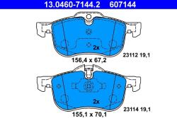 ATE Set Placute Frana, Frana Disc 13.0460-7144.2 Mg Mg Zt/Mg Zt- T Rover 75/75 I