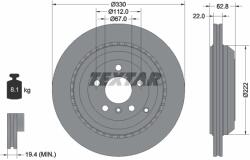 TEXTAR Disc Frana 92150903 Mercedes-Benz Gl-Class/M-Class/R-Class (92150903)