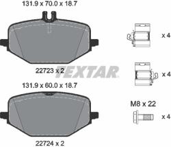 TEXTAR Set Placute Frana, Frana Disc 2272303 Mercedes-Benz Gle/Gls
