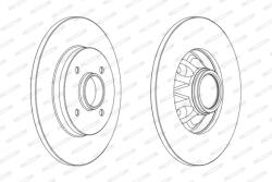 FERODO Disc Frana Ddf1791C-1 Peugeot 3008 I/308 I (DDF1791C-1)