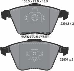 TEXTAR Set Placute Frana, Frana Disc 2391201 Ford Focus Ii Ford Australia Focus Mazda 3