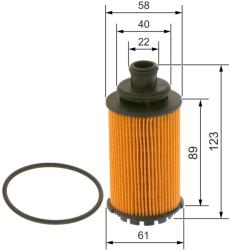 Bosch Filtru Ulei F026407214 Opel Antara A/Cascada/Insignia A/Insignia A Country (F026407214)