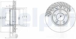 DELPHI Disc Frana Bg9773 Porsche Cayenne Vw Touareg (BG9773)