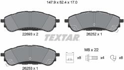 TEXTAR Set Placute Frana, Frana Disc 2269301 Ford Ranger Ford Australia Everest I