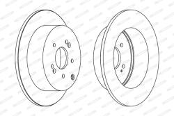 FERODO Disc Frana Ddf1671C Hyundai Santa Fé Ii