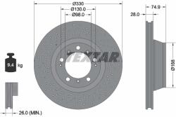 TEXTAR Disc Frana 92218905 Porsche 911