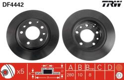 TRW Disc Frana Df4442 Besturn (Faw) X80 Mazda 323 F Vi/323 S Vi/6/626 V/Mx-5 Iii