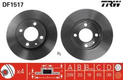 TRW Disc Frana Df1517 Audi 80 B1/80 B2/80 B3/90 B2/Coupe B2 Seat Cordoba/Ibiza Ii