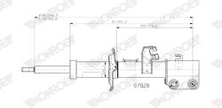 MONROE Amortizor G7929 Nissan Micra V