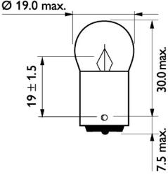Philips Bec, Iluminare Numar Circulatie 13814Cp Daf 65/85/95/F 2300/F 2700/F 2900/F 3200