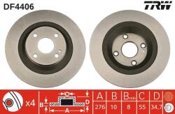 TRW Disc Frana Df4406 Mazda Mx-5 Ii