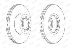 BERAL Disc Frana Bcr218A Renault Trucks D/Midlum (BCR218A)