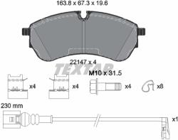 TEXTAR Set Placute Frana, Frana Disc 2214703 Vw California T7/Multivan T7 (2214703)