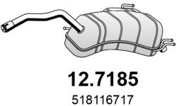 ASSO Toba Esapament Finala 12.7185 Fiat Doblo Opel Combo (12.7185)