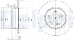 DELPHI Disc Frana Bg3239C Mercedes-Benz C-Class/C-Class T-Model/Clc-Class/Clk/E-Class