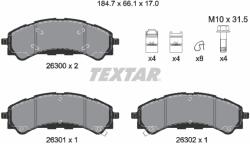 TEXTAR Set Placute Frana, Frana Disc 2630001 Ford Usa Bronco Autoturism De Teren,