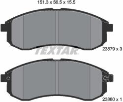 TEXTAR Set Placute Frana, Frana Disc 2387902 Mitsubishi L200