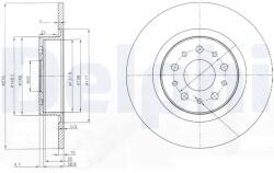 DELPHI Disc Frana Bg3857 Alfa Romeo 147/156/Gt (BG3857)