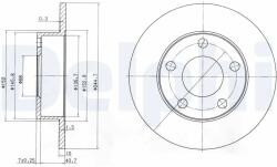 DELPHI Disc Frana Bg3381 Audi A4 B5/A4 B6/A4 B7 Vw Passat B5/Passat B5.5