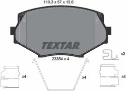 TEXTAR Set Placute Frana, Frana Disc 2335404 Eunos Roadster I/Roadster Ii Mazda Mx-5 I (2335404)
