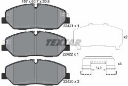 TEXTAR Set Placute Frana, Frana Disc 2242101 Hyundai H350 (2242101)