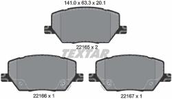 TEXTAR Set Placute Frana, Frana Disc 2216501 Fiat 500X/Toro Jeep Commander/Compass (2216501)