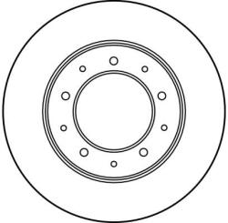 TRW Disc Frana Df1802 Land Rover Defender/Defender Pick Up/Discovery I/Range Rover I (DF1802)