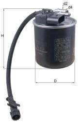 MAHLE Filtru Combustibil Kl912 Mercedes-Benz C-Class/Marco Polo/Sprinter 3, 5-T/V-Class