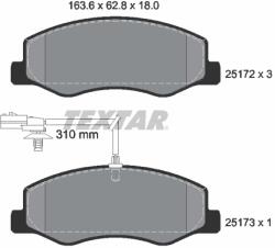 TEXTAR Set Placute Frana, Frana Disc 2517201 Nissan Interstar/Nv400 Opel Movano B